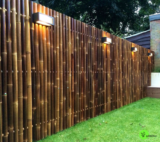 inspirace bambusový plot